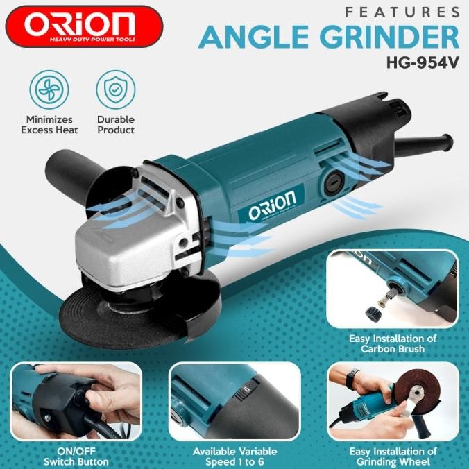 Mesin Gerinda Tangan Orion - Angle Grinder Mesin Gerinda Tangan Orion - HG-954V - Orion Gerinda Tang
