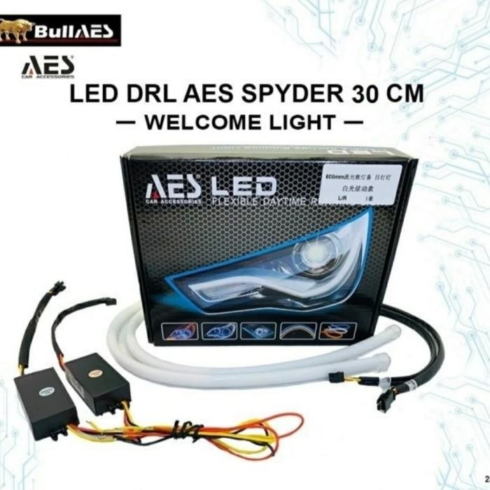 Lampu Alis Aes 30 Cm Welcome Light Running Sen I Drl Alis Aes 2 Mode Original Dan Terpercaya
