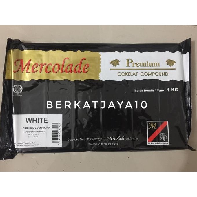 

Mercolade white Chocolate Premium Coklat Putih 1 kg liquid
