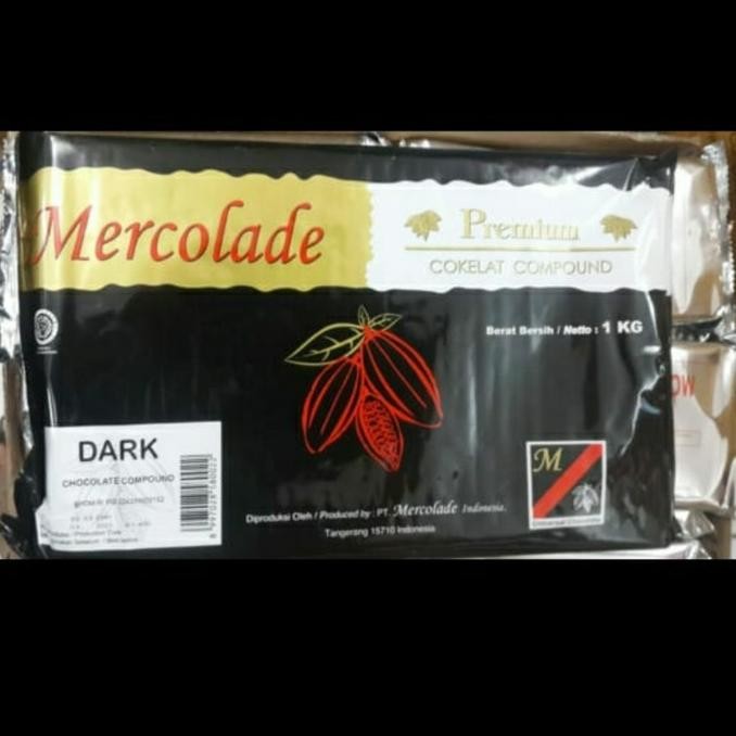 

Marcolade Premium Dark Coklat Compound / coklat batang 1 kg liquid