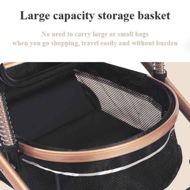 Baby Bluesy [Hadiah Misterius]Stroler Bayi Stroller BEIGE Stroller Baby Stroler Bayi Lipat Travellin