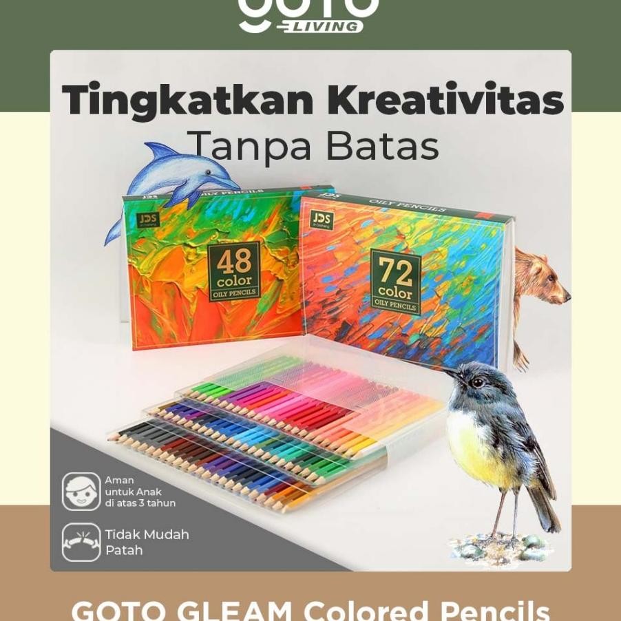 

Goto Gleam Color Cil Il Warna Lengap Ii 48 72 Pc Bear