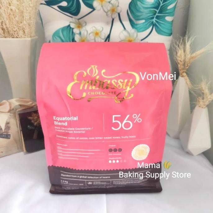 

TULIP Easy Melt Couverture Chocolate Button 56% EQUATORIAL 2.,5 Kg Emb liquid