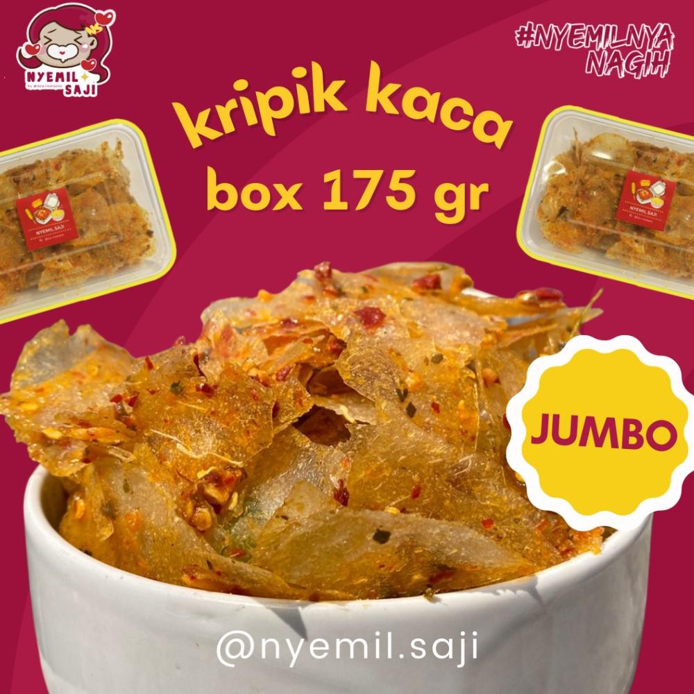 

HJ BOX KRIPIK KACA (KRIPCA) 175 GRAM NYEMILSAJI