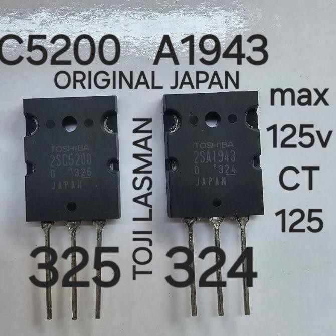 C5200 A1943 lot 313 308 100% ORIGINAL JAPAN JEPANG 2SC C 5200  ORI tojil4 Ayo Beli