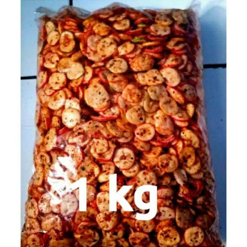 

HJ Seblak kerupuk bawang pedas daun jeruk netto 1kg