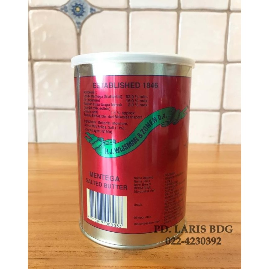 

Wijsman Dutch Butter 1Kg (Mentega Wysman) Terbaru