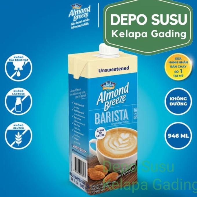

Almond Breeze 1 Litter Susu Almon | Blue Diamond Milk Premium Coklat Terbaru