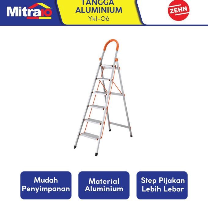 Zehn Tangga Aluminium 6 Step