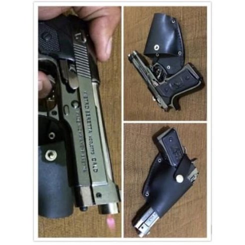 PISTOL Barreta USA - Air SoftGun Baretta Korek Api Gas Bara Unik