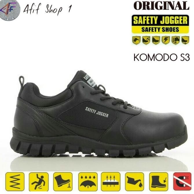 Sepatu Safety Shoes Jogger Komodo S3 ESD SRC Original / Joger Komodo