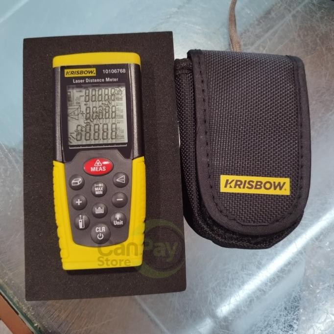 Krisbow Meteran Laser Digital Compact 100 Mtr / Krisbow Laser Distance
