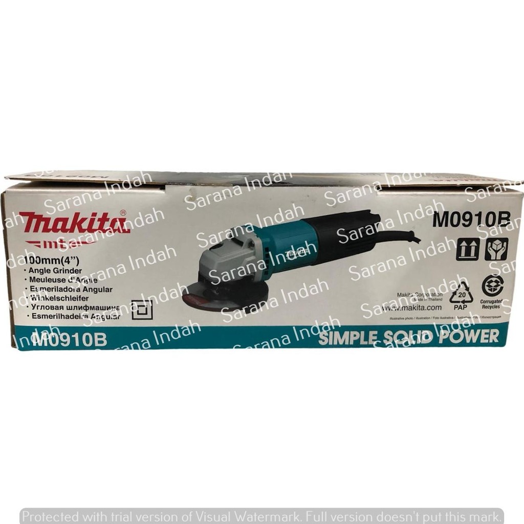 MESIN Makita M0910B PENGGANTI GERINDA MAKTEC MT91A 100MM 4 INCH MESIN GRINDER gerinda maktec mt91a g