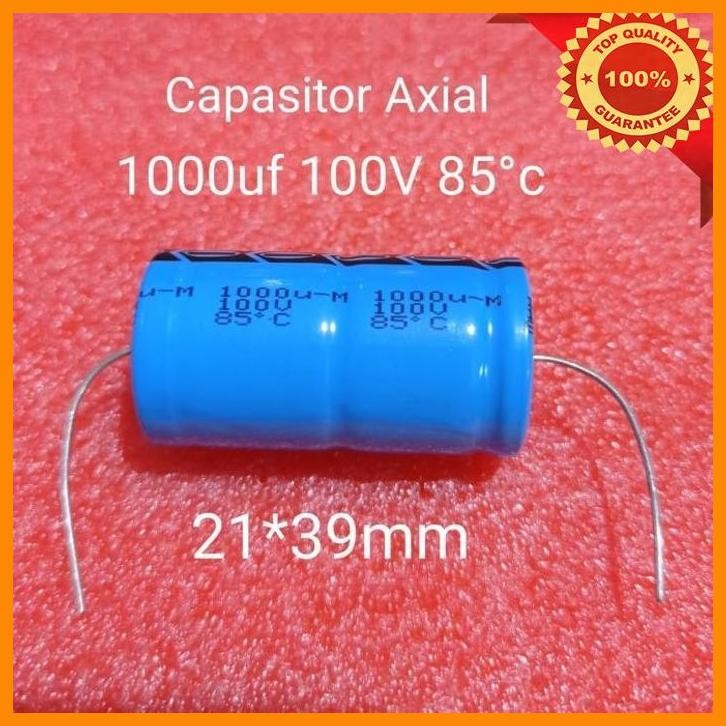 [MAR] KAPASITOR ELCO 1000UF 100V AXIAL