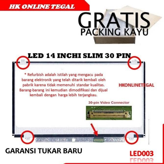 Layar Lcd Led Laptop Acer Aspire E1-470 E1-472 New Stok