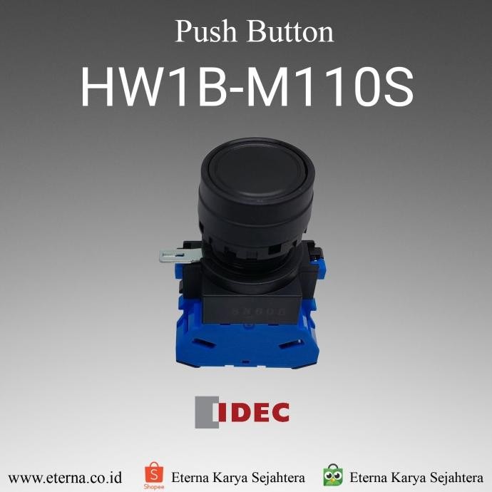 Idec Hw Series Pushbuttons Flush Momentary Hw1B-M110B New Stok