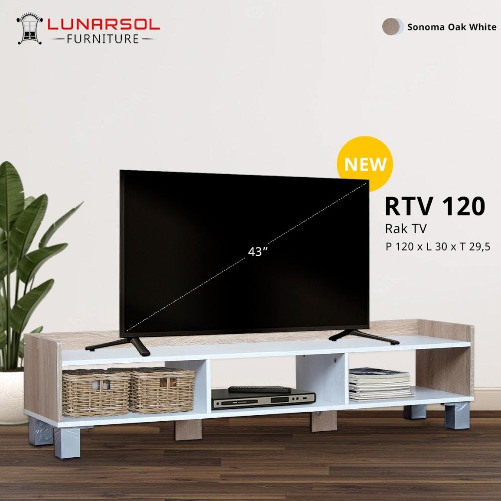 RAK TV KECIL MEJA TV RODA MINIMALIS PUTIH FULL WHITE SERBAGUNA
