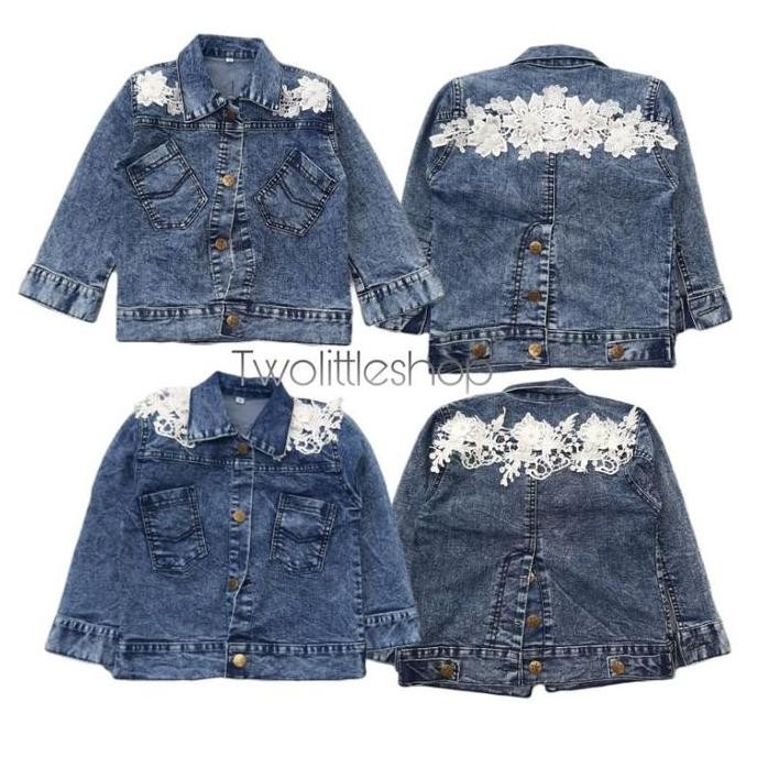 Jaket Jeans Anak Korea (Renda)