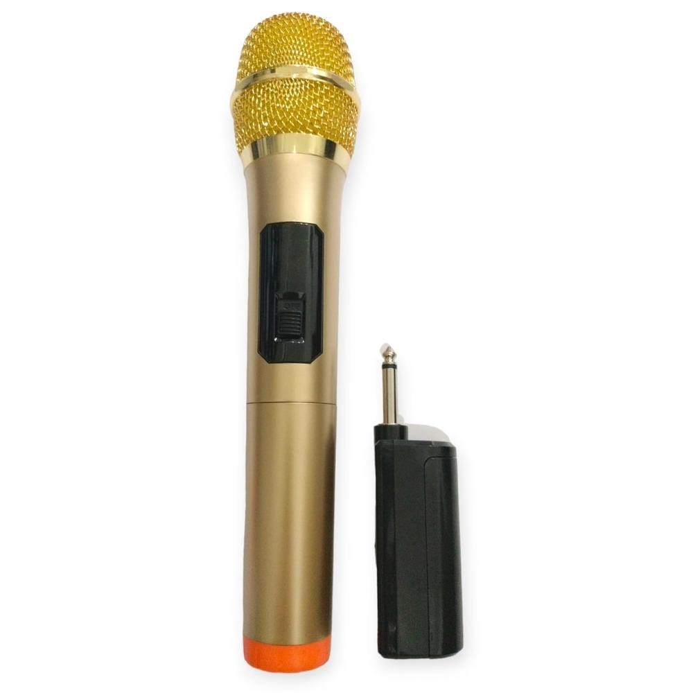 JH8 Microphone FLECO M-11 Mic Wireless Mic Karaoke Single Tanpa Kabel Ori