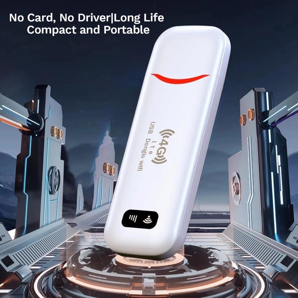 4G Lte Wifi Portable - Modem Usb 150Mbps Dual Fungsi Router & Hotspot, Support Telkomsel/Indosat/Thr
