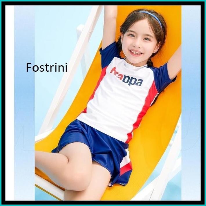 KAPPA GIRL'S SWIMWEAR YOUTH KIDS BATHINGSUIT SWIM DRESS 2 PIECE SET