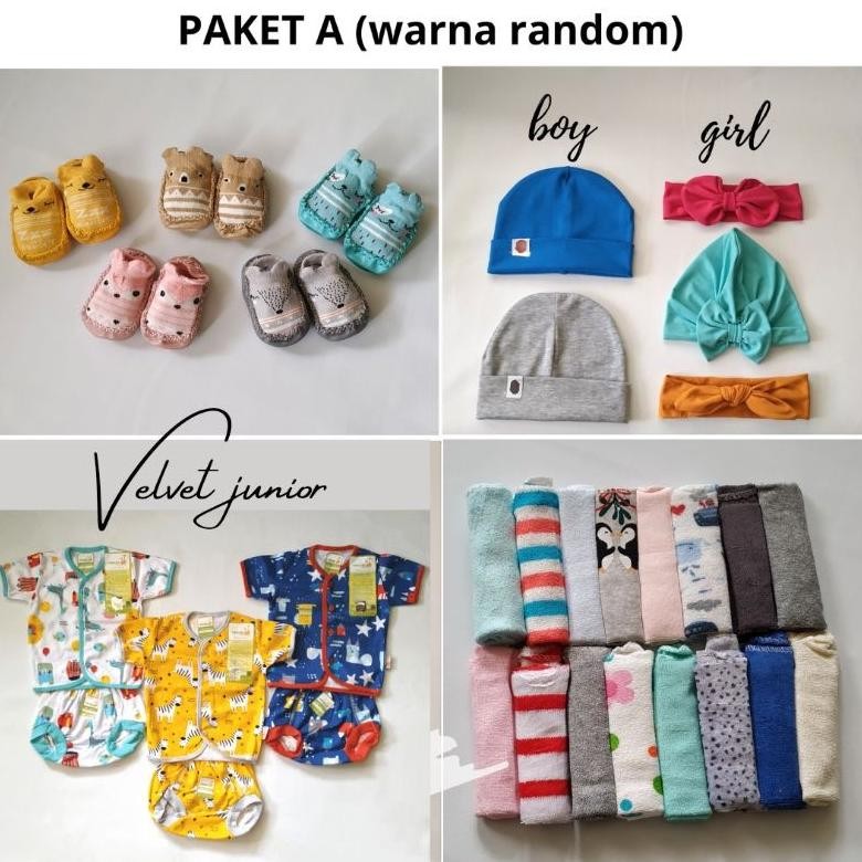 HAMPERS BAYI NEWBORN / KADO BAYI / BAJU BAYI / VELVET JUNIOR