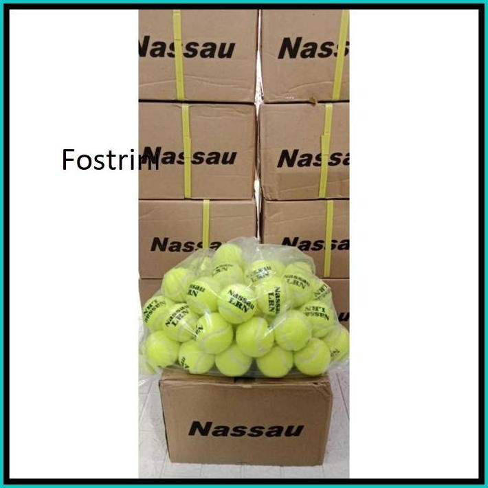 BOLA TENIS NASSAU / BOLA TENIS TRAINING NASSAU LRN ( ISI 50 ) ORIGINAL