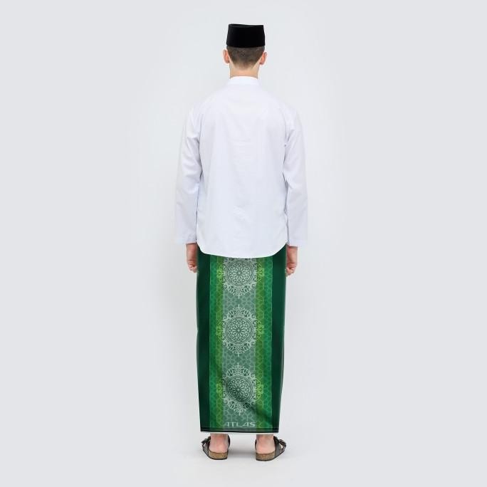 Murah Sarung ATLAS Premium 790 Jacquard Songket Hijau Non COD