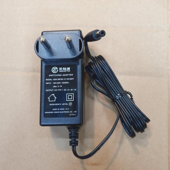 Adaptor 1.5A 12V Dvr Hikvision Original Hoioto / Hioto Adaptor Dvr Adaptor Cctv Hikvision Co