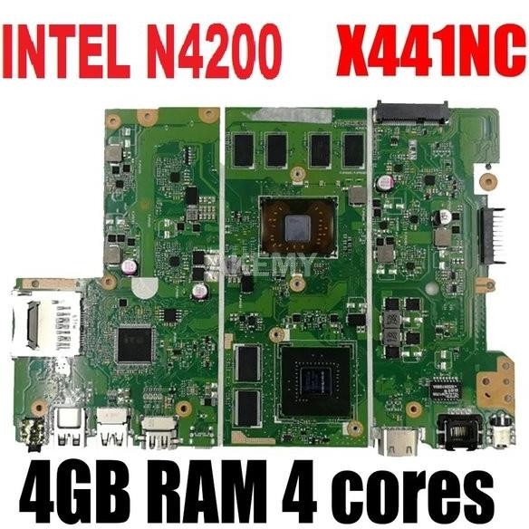 Motherboard Asus X441Nc N4200 Nvidia . Mainboard Laptop X441 New Stok