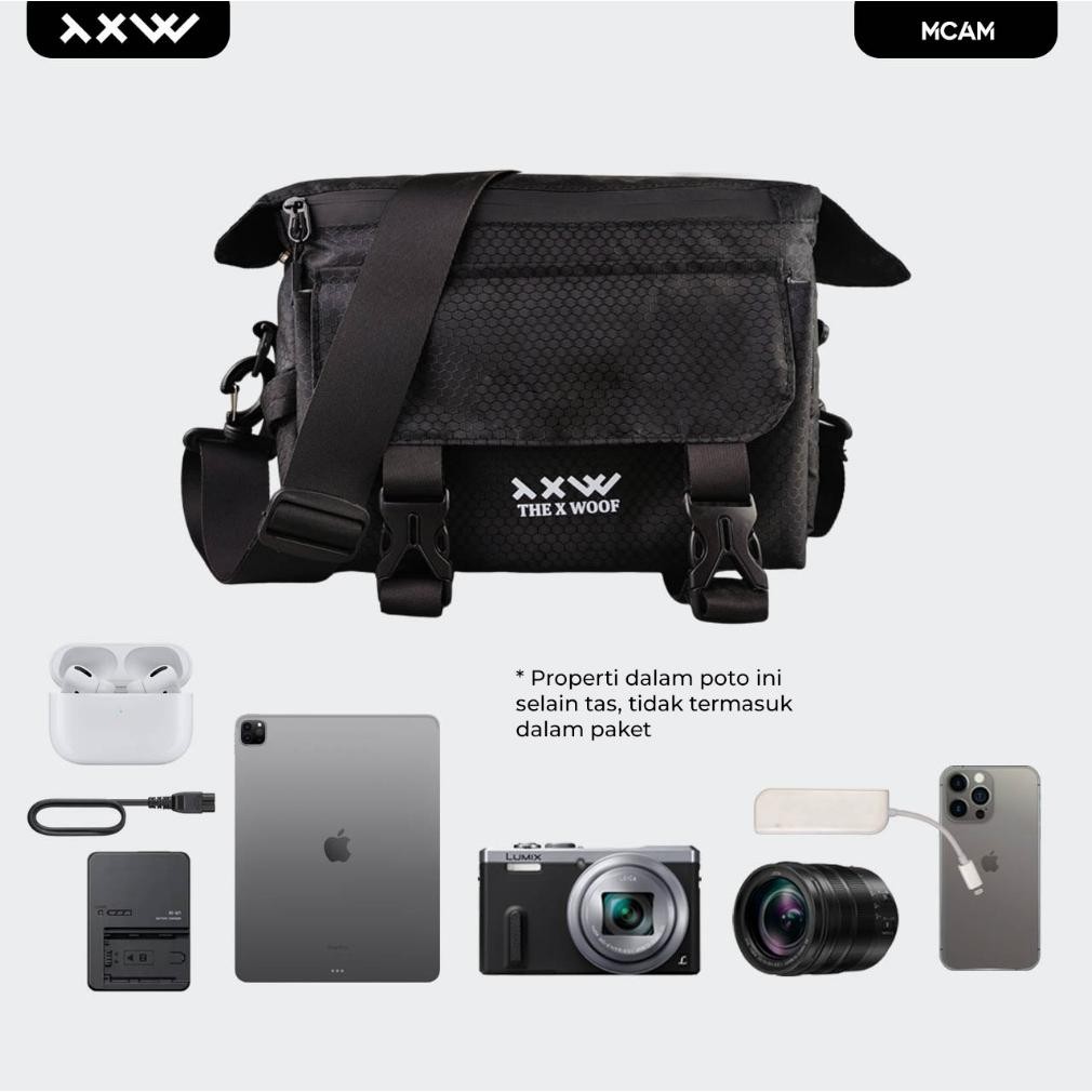 Tas Selempang Kamera dan iPad pro 11 Waterproof The X Woof Mcam1