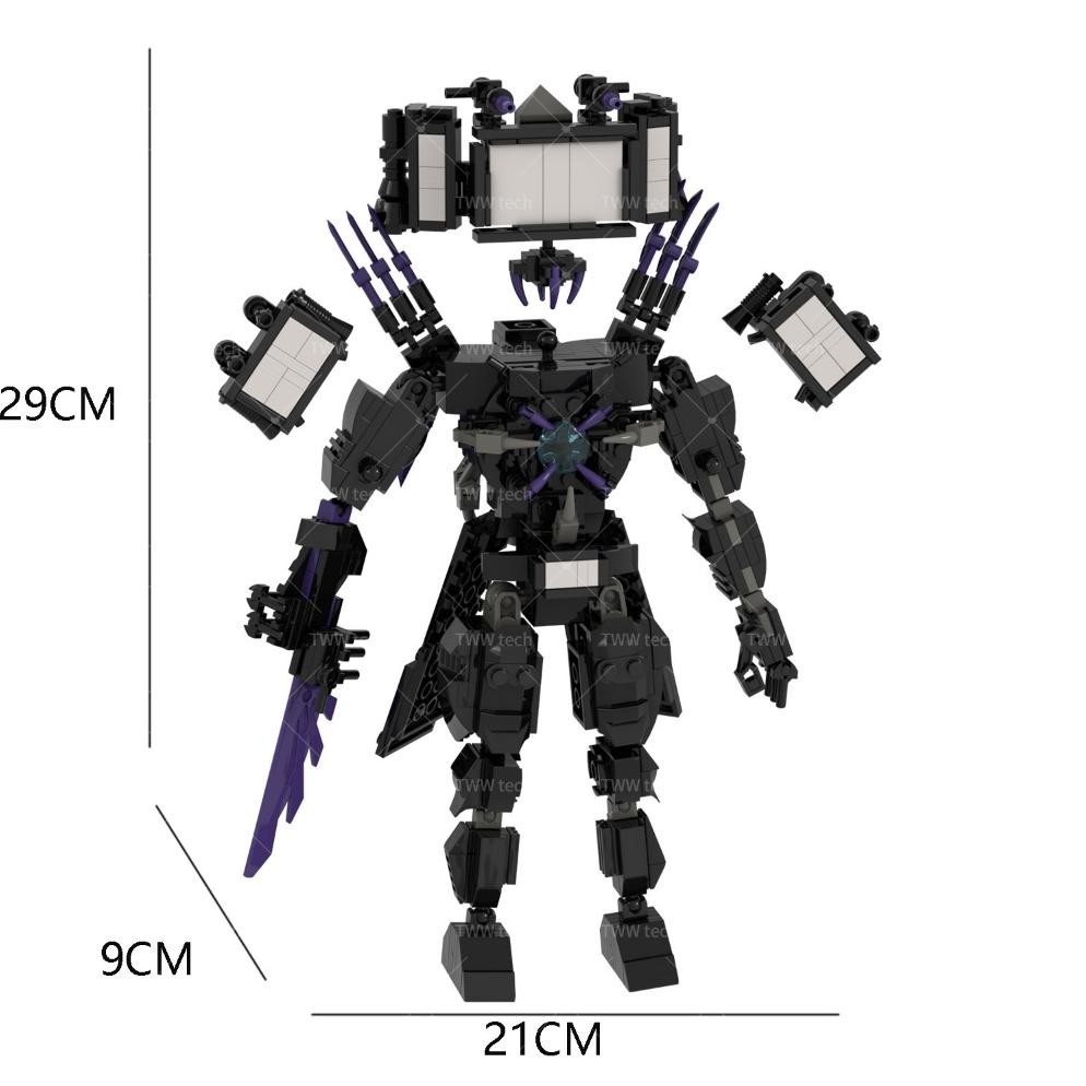 TWW Skibidi Toilet/Titan TV Man/Titan TV Man Murah/Titan TV Man Upgrade/Model Building Blocks