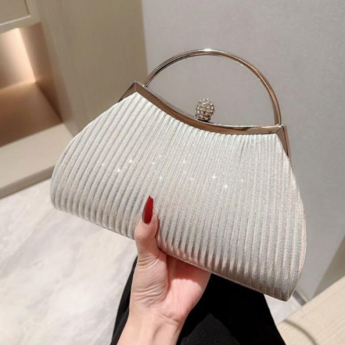 TAS PESTA WANITA IMPORT CLUTCH HANDBAG MEWAH ELEGANT ORIGINAL