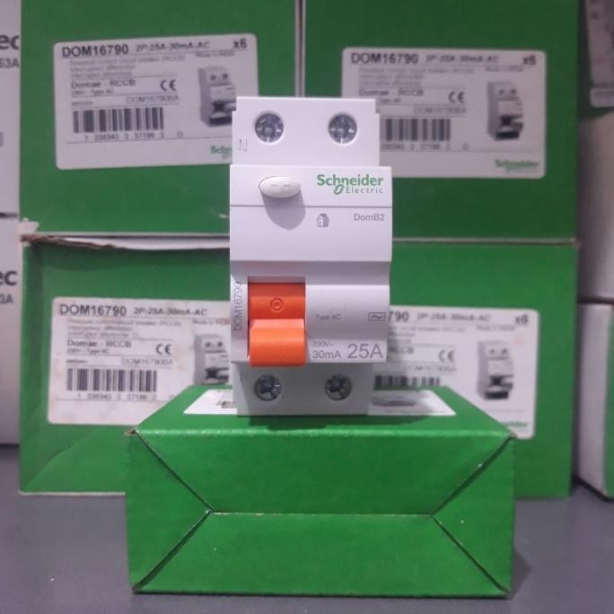elcb 2pole 25a 30ma schneider