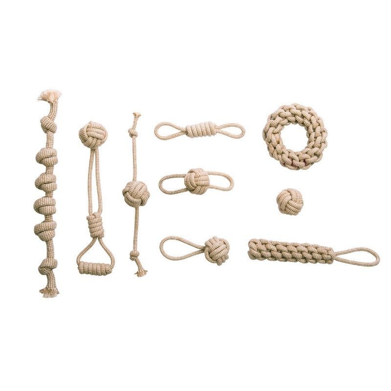 Planet Ekor COD  Mainan anjing peliharaan, mainan gigi anti kunyah, tali anti kunyah, tali kunyah, g