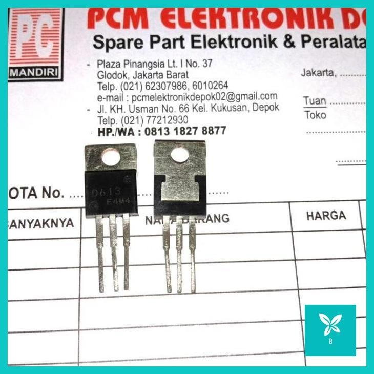 | PC | D613 2SD613 D 613 2SD 2 SD TR ORIGINAL TRANSISTOR TO220 TO-220