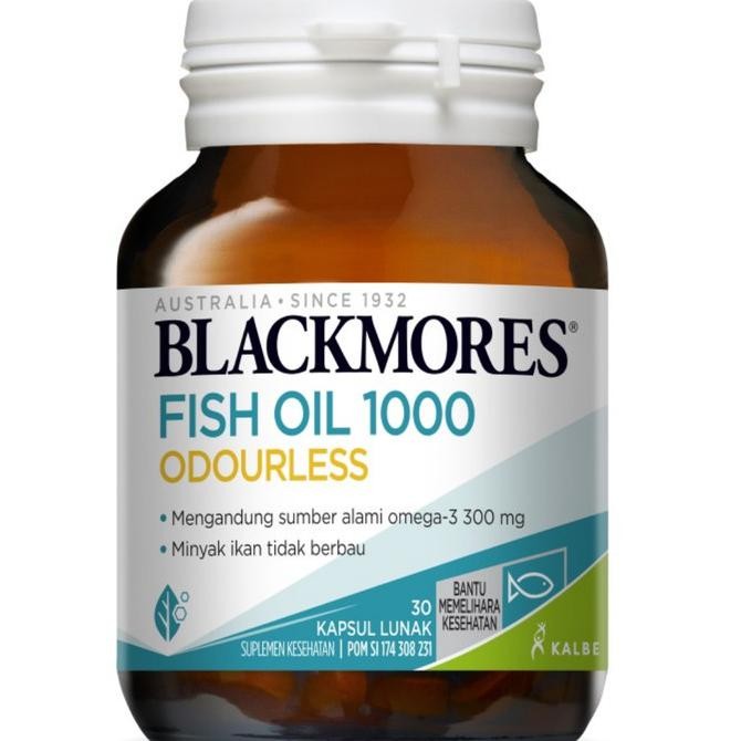 

Blackmores ODORLESS FISH OIL isi 30 / Minyak Ikan / Omega 3