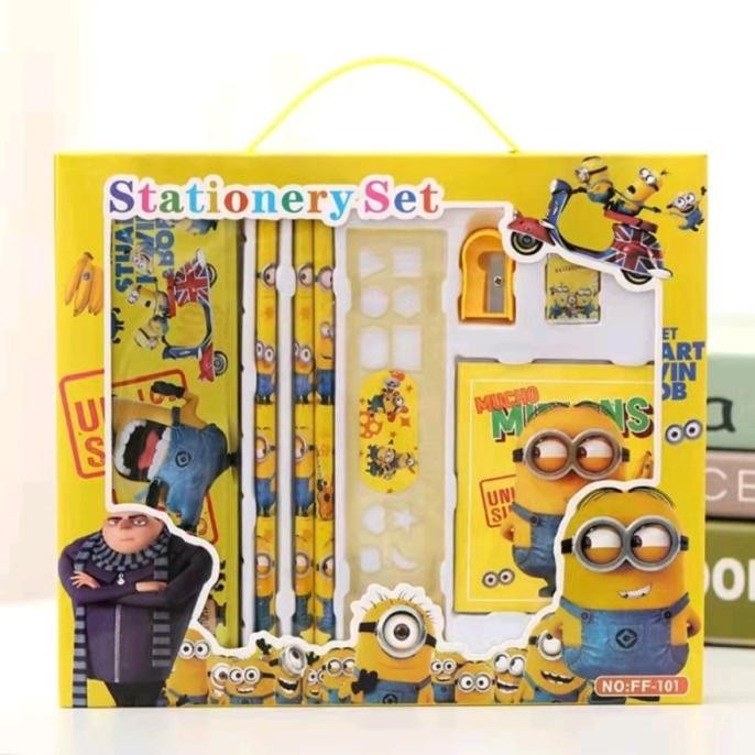 

RedArtos Alat Tulis Set Sekolah Lengkap Stationary Set 8in1 Quality