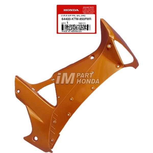 64400-KTM-850FMR Cover Sayap Dalam Kanan Supra X 125 Lama 2005 2006 Orange JKT
