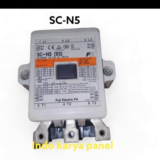 Diskon Kontaktor Fuji Sc-N5 110V Ac/Dc