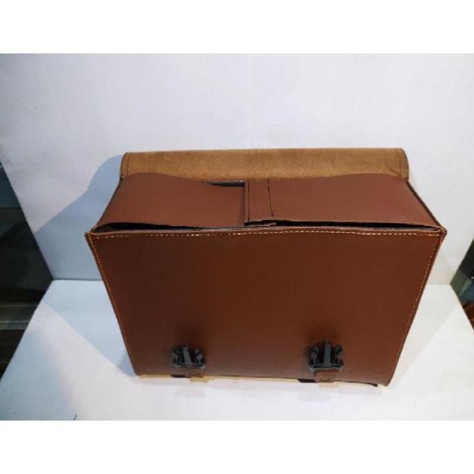 Tas motor RE royal enfield Tas motor W175 sidebag custom tas motor