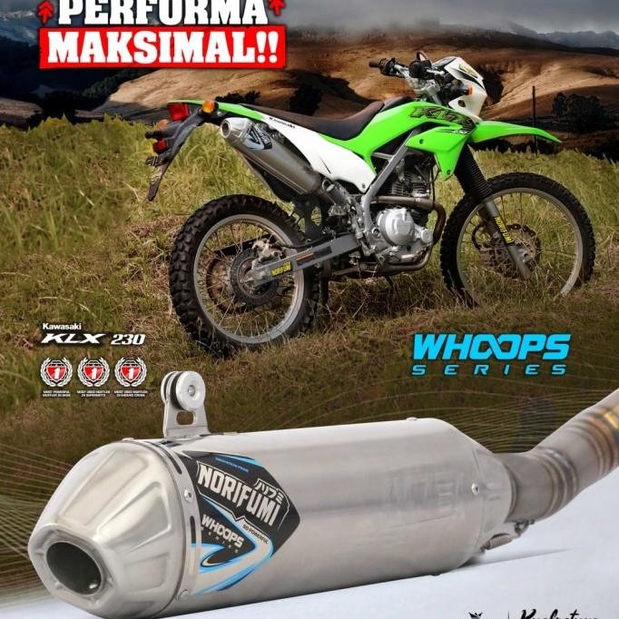 KNALPOT NORIFUMI WHOOPS KLX230 KLX250 CRFRALLY250