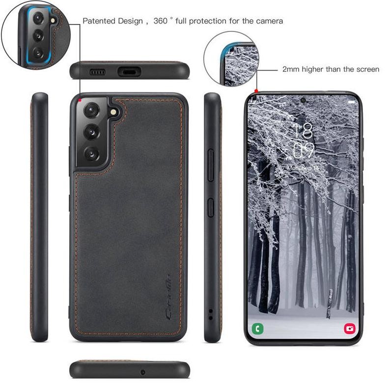 Leather Back Case Cover CASEME Samsung Galaxy S22 / S22 Plus / S22 Ultra / S23 PLUS / S23 ULTRA / S2