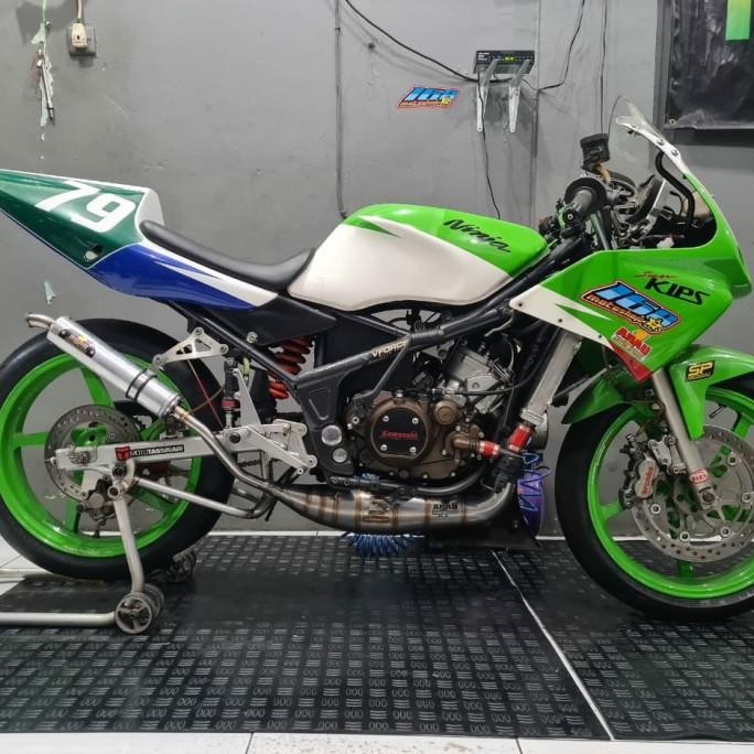 Knalpot Ahau Ninja R&RR Perut 39 L Cobra Leher Pres Stainles Original