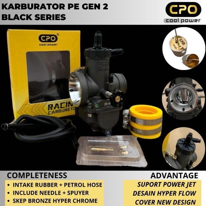 Karbu PE Karburator PE CPO 24 26 28 30 GEN 2 Cool Power Racing