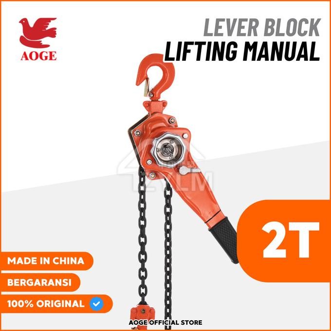Murah Aoge Lever Block 2 Ton 1.5 Meter