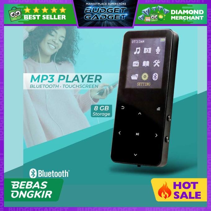 Sale Redant Mp3 Player Digital Audio Player Bluetooth Touchscreen 8Gb - X3