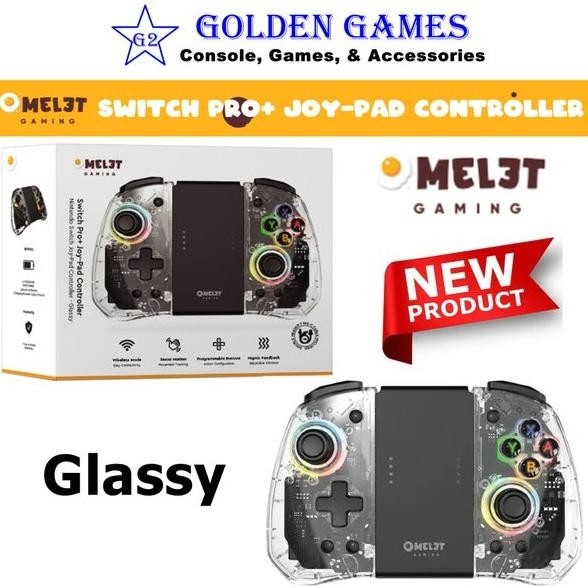 Omelet Pro+ JoyPad/JoyCon Controller for Nintendo Switch - Glassy