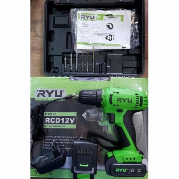 Grosir Bor Batre Tekiro Ryu Rcd12/ Bor Cas 12 Volt