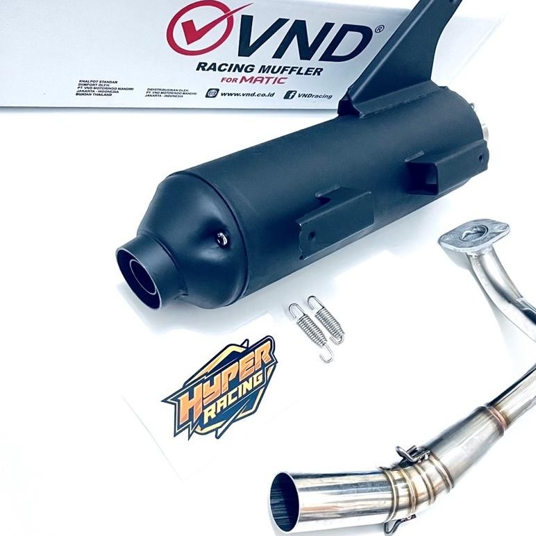 Knalpot Tsukigi Emboss VND Original - Scoopy New 2021 2022 2023 / Genio / Beat New LED 2020 Deluxe